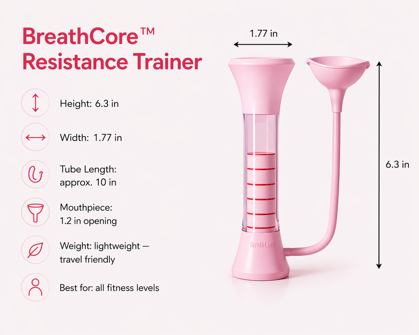 BreathCore™ Breath & Core Trainer